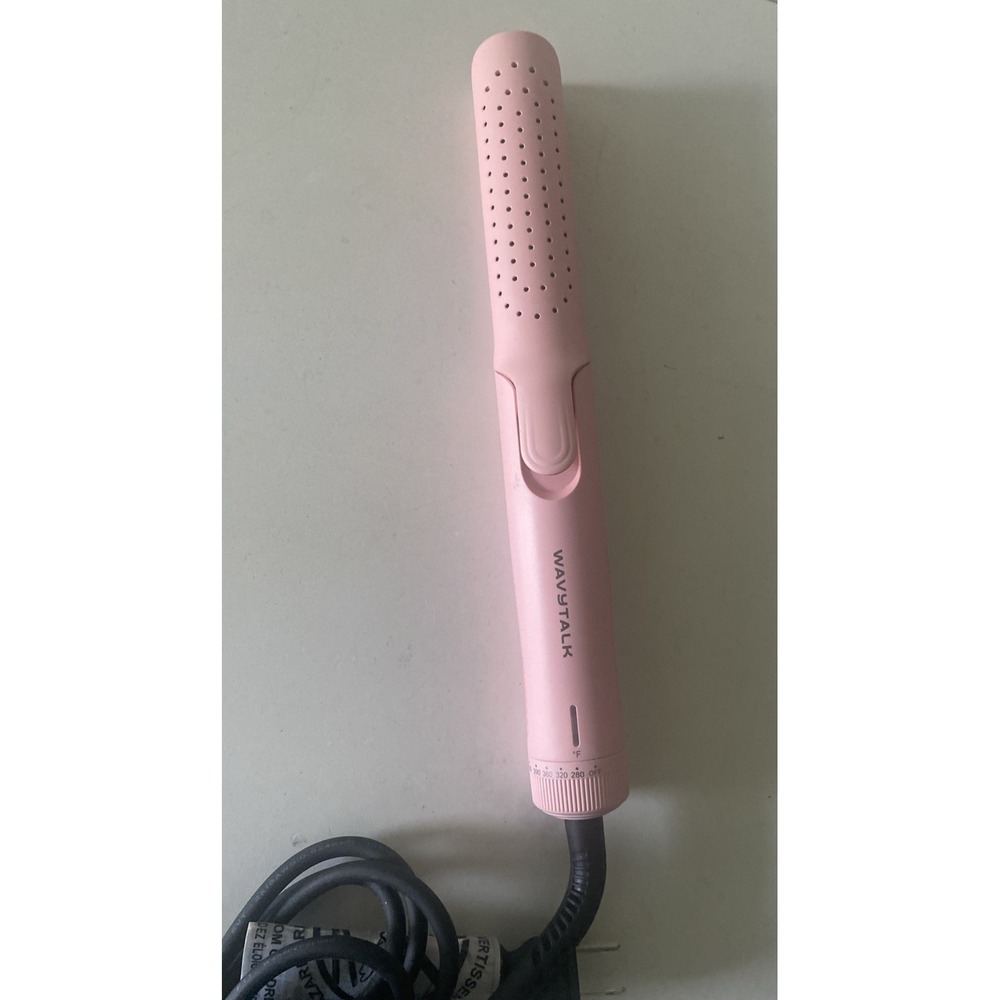 Wavytalk Cool Curl Hair Straightener and Curler Airflow Styler 2-in-1 Pink